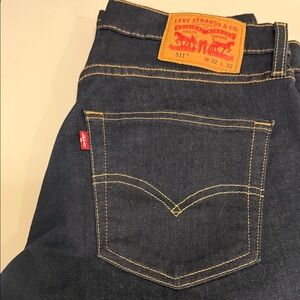 Levi's Dark Indigo Straight Jeans